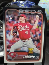Andrew Abbott - 2024 Topps Series 1 Baseball #214 (RC, Rookie Cup) Cincinnati