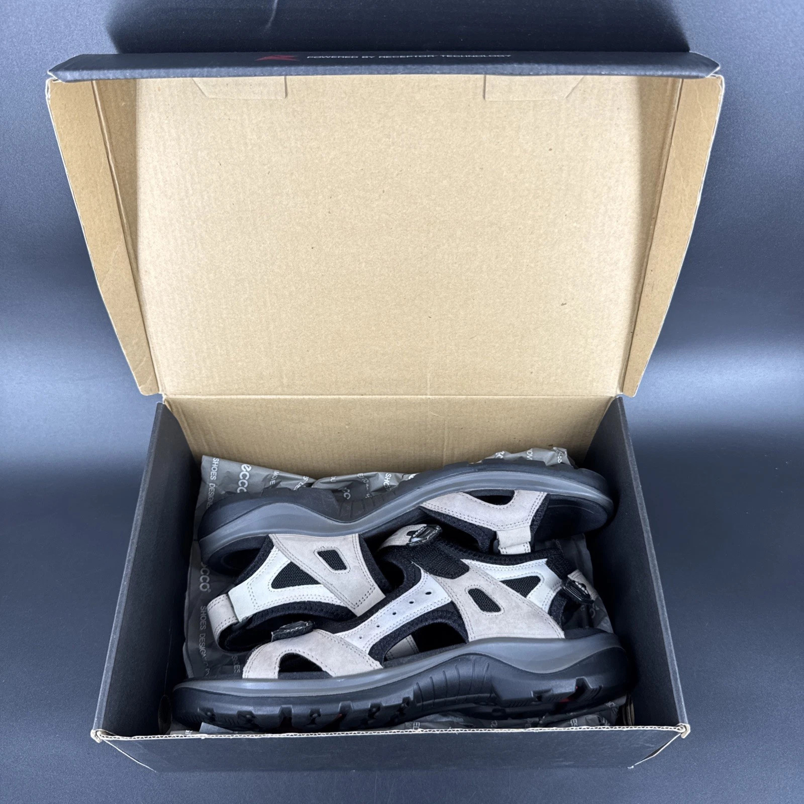 Ecco Offroad Yucatan sandali donna taglia 10 outdoor atmosfera nero regolabili