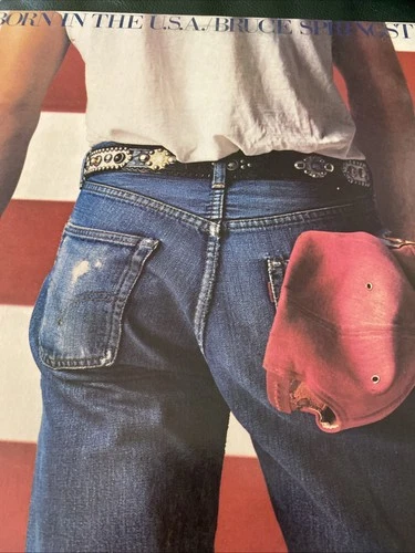 Bruce Springsteen Born in the U.S.A. 1984 Columbia Vinyl Record Album LP