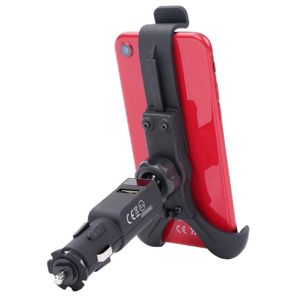 Handy-Halterung Supporto Auto Caricabatteria per IPHONE 13 12 Mini Se 2020 2022 - Immagine 3 di 4