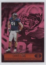 2022 Panini Chronicles Draft Picks Illusions Pink Chris Long #6 3n1
