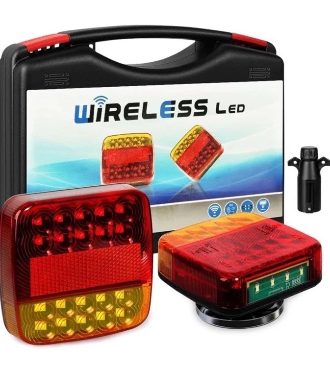 Wireless Magnetic Trailer Lights – Rechargeable LED Trailer Light Kit