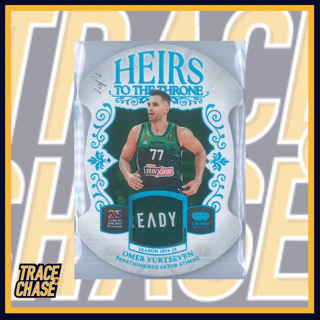 2024-25 Panini Crown Royale Euroleague BK Omer Yurtseven Heirs to the Throne 1/1