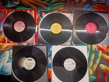 80s 90s Freestyle. 5 Rare vinyl Record's.   Lot 001