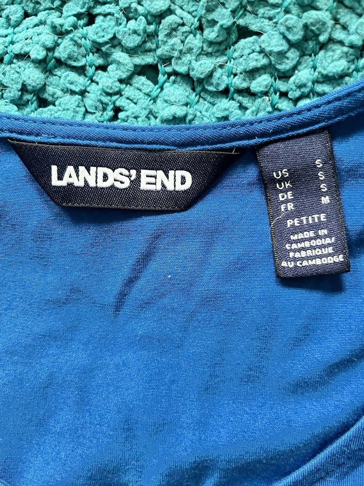 Lands End Petite Size 12 Maxi Dress eBay