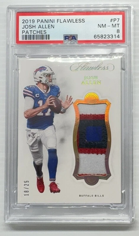 Josh Allen Panini Flawless Patches #P7 Base