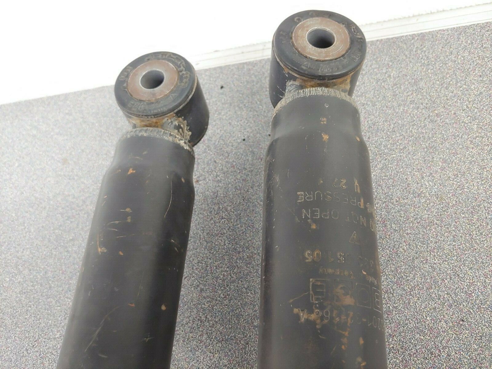 VERY NICE PAIR USED ORIGINAL PORSCHE 911 964 BOGE REAR COILOVER 