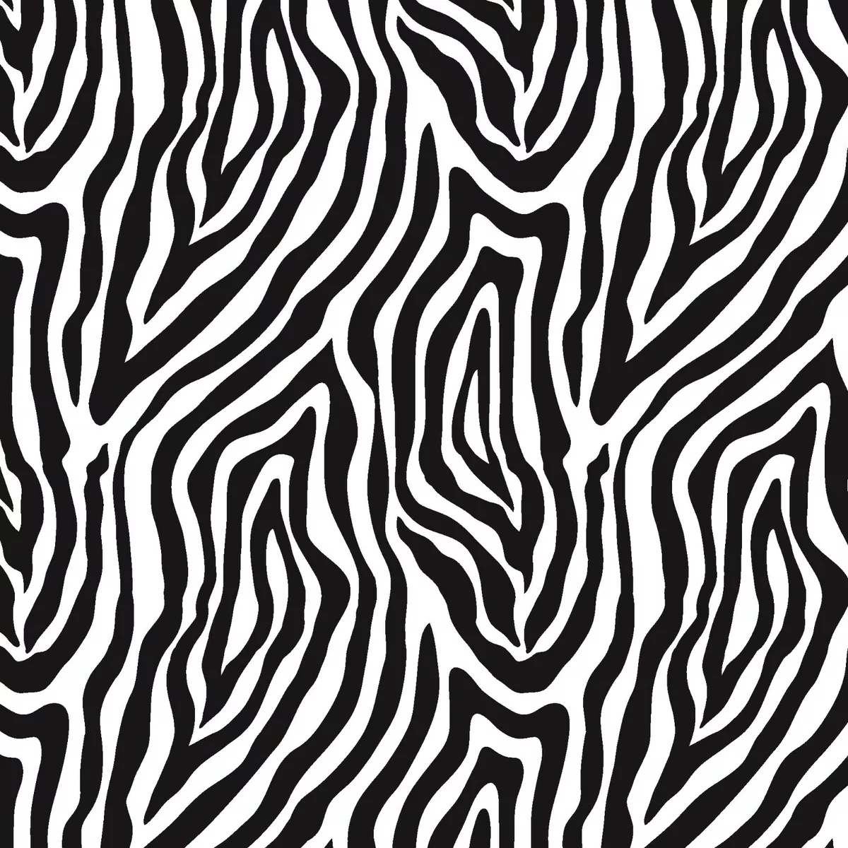 Birthday Wrapping Paper Black And White Zebra Print Large Sheet Of Gift Wrap