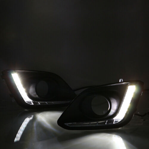 LED Daytime Running Lights DRL Pure White Lamp Fit Suzuki Swift 2014-2016 Car - Picture 10 of 10