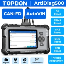 TOPDON AD500 ABS SRS OBD2 Scanner Transmission Code Reader Diagnostic Scan Tool