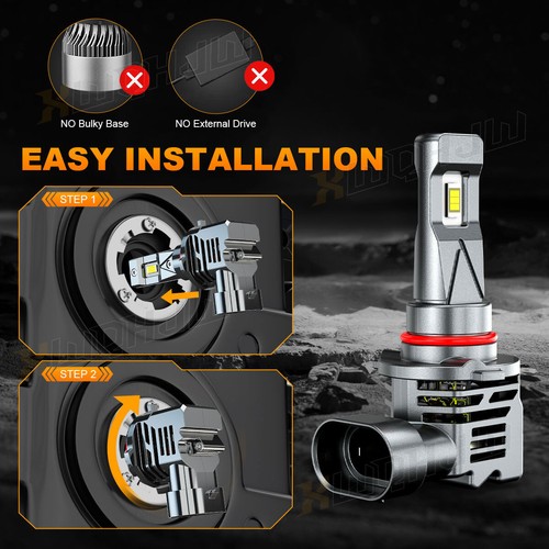 For 2004 2005 2006 Lexus LS430 HID/LED Headlight High/Low Fog Light Bulbs Kit - Picture 10 of 12