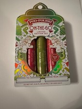 Poo-Pourri On-The-Go Travel 3 Pack Set 10mLs Each LIMITED EDITION HOLIDAY SCENT