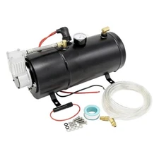 12V Car Conversion Suspension Air Pump Motor 3L Tank Storage Tank Double Tube