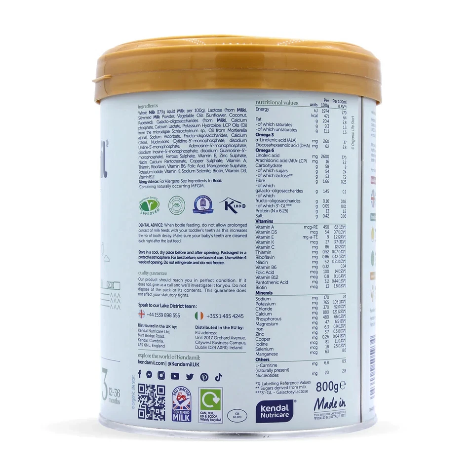 Kendamil Organic Stage 3 versión Reino Unido Foto 4 de 4