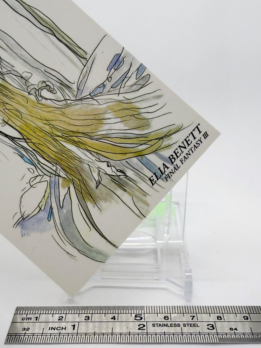 Elia Benett Final Fantasy Ⅲ Art Museum Card SQUARE Yoshitaka