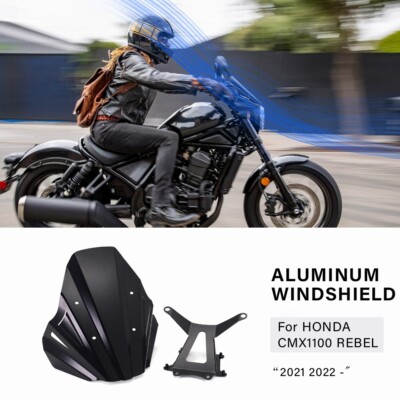 Windshield Windscreen Fairing Deflector For HONDA CMX 1100 CMX1100 REBEL