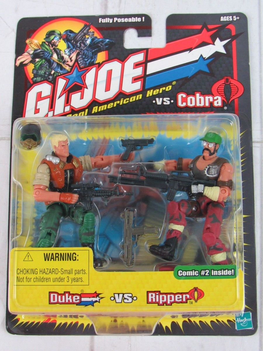 G.I. Joe vs. Cobra Duke vs. Ripper 2002 Hasbro 3 3/4 inch NEW | eBay