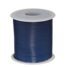 20 AWG Gauge Stranded Hook Up Wire Blue 100 ft 0.0320" UL1015 600 Volts