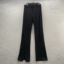 Pinko Flared Trousers Black Flared Front Slit...