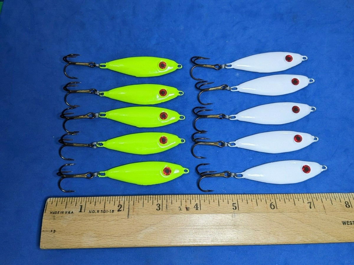 10 - 1 oz SHAD Fishing Jigging Lure Casting Lead Slab Spoon | eBay 10 - 1 oz SHAD Fishing Jigging Lure Casting Lead Slab Spoon | eBay