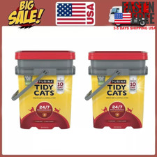 2 PACK Tidy Cats Multi-Cat Clumping Kitty Litter,24/7 Performance Deodorizin NEW