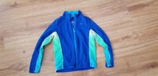 Justice Girls 10 Zip Up Jacket Sweatshirt Blue