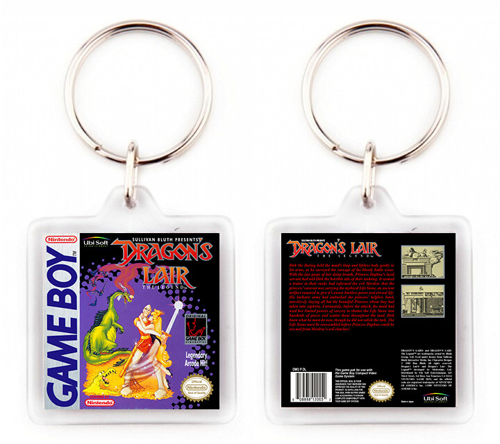 Dragon's Lair Game Boy Nintendo Porte-Clés