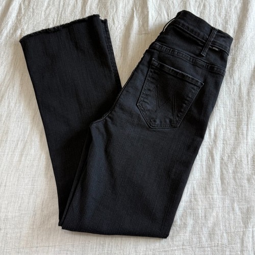Jeans mamma donna 24 nero The Hustler caviglia sfilacciato orlo non colpevole lavaggio - Foto 15 di 15