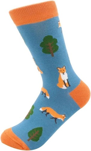 Miss Sparrow Socks Woodland Collection Bamboo Blend Badger Fox Owl Squirrel - Picture 16 of 47