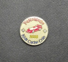 2005 PaNoWeGe Geocoin Silver VHTF NONTRACKABLE