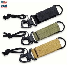Tactical Molle Key Quick Release Chain Hooks Military Molle Hook Key Ring Holder
