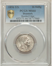 PCGS 认证MS 66 分级丹麦的硬币| eBay