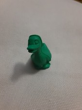 Vintage Diener Eraser Dark Green Duck Itty Bitty Charm Bird Foul Goose