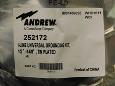 Andrew 252172 I-Line Universal Grounding Kit 1/2"- 1 5/8" Tin Plated