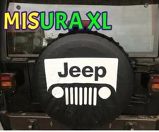 Copri Ruota di Scorta NUOVO FUORISTRADA LOGO JEEP MISURA XL WRANGLER RENEGADE 4X