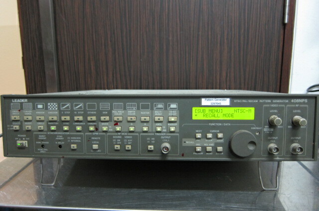 Leader 408NPS NTSC/PAL/SECAM Pattern Generator | eBay
