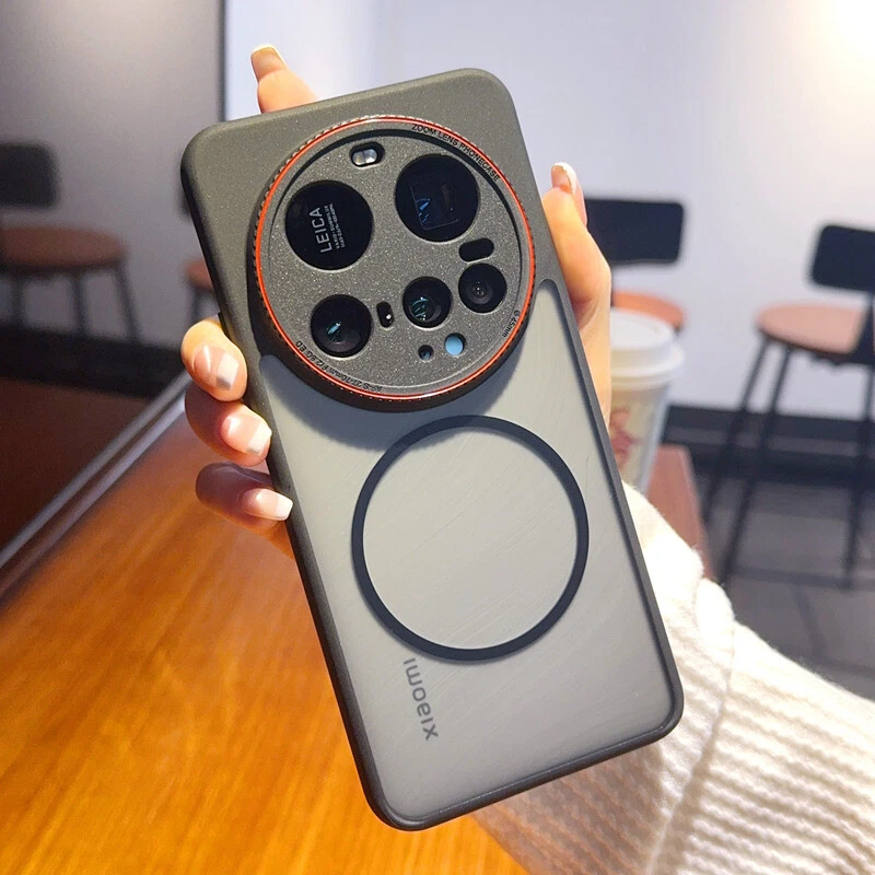 Для Xiaomi 15 Ultra, роскошный магнитное кольцо матовый бампер мягкий акриловый чехол - Изображение 3 из 4