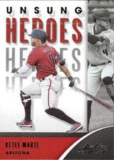 2021 Panini Absolute Ketel Marte #UH-10 Unsung Heroes Retail Diamondbacks 10A