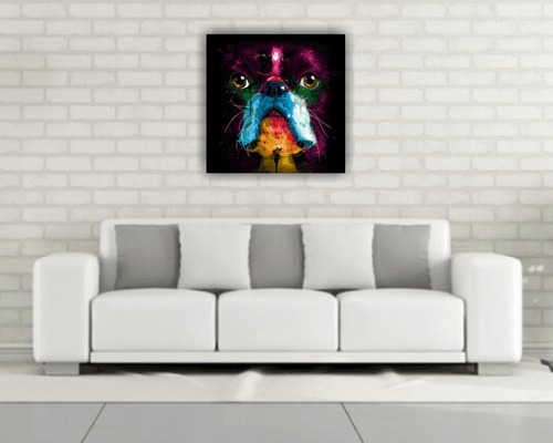 Patrice Murciano Dog Wall Art Printed Canvas Stretched Over Solid Pine Frame - Picture 2 of 3