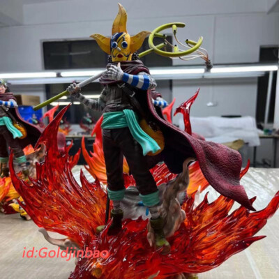 MWZB Studio One Piece Usopp Resin Model Two Heads H35cm Collection