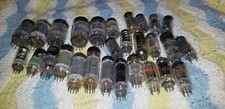 28 Vintage Electronics Vacuum Tubes various manufacturers used