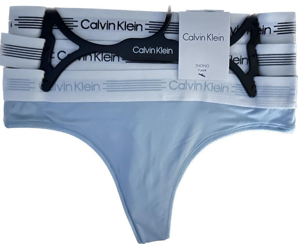 Calvin Klein 3-pack high waist thong in multi