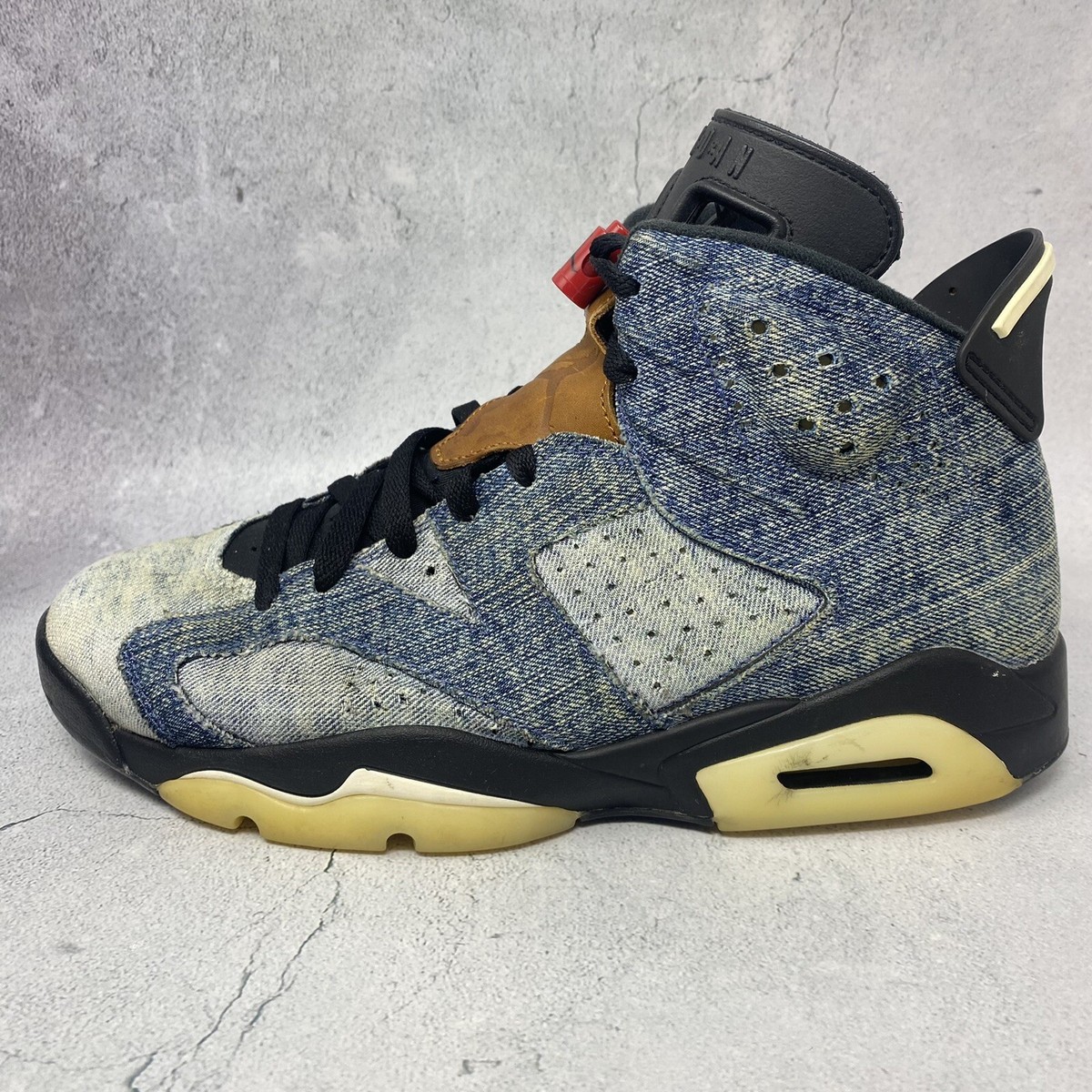 Nike Air Jordan 6 Retro Washed Denim Shoes Sneakers CT5350