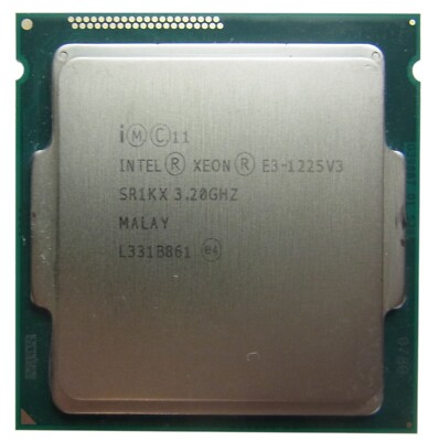 CPU XEON Quad Core 3.2 GHz E3-1225V3 SR1KX 1150 V26808-B9025-V10 34042077 * NEU