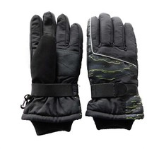 Kohl's Kids Ski Gloves Black 3M Insulated Size Medium/Large