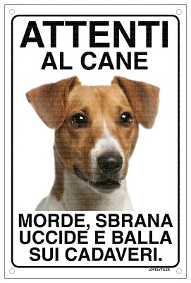 ROTTWEILER Attenti al cane morde sbrana uccide e balla sui cadaveri 15x20