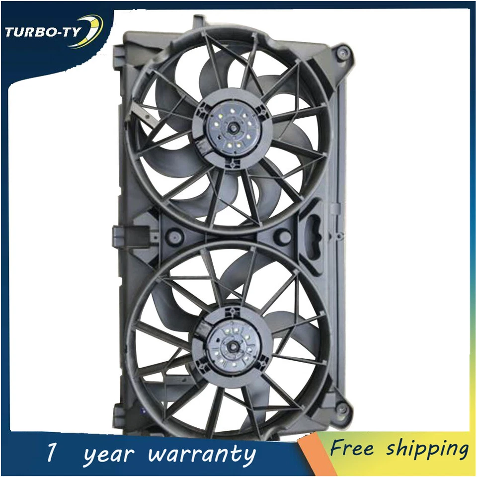 Ventilador de refrigeración del radiador 2005-2006 para GMC Sierra 2500 1500 para Chevrolet GM3115212 Foto 4 de 4