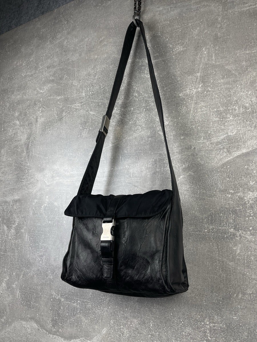 バッグ PRADA archive mini nylon boston bag PRADA Mini Boston Bag Black NERO Tesuto Saffiano BR2394
