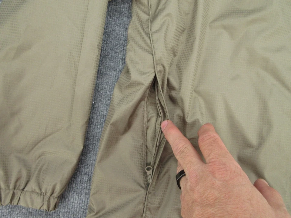 Chaqueta Greg Norman Para Hombre Mediana Marrón Cremallera Completa Manga Larga Adulto M Golf Foto 4 de 4