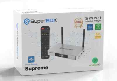 Plug Play 30+ Apps SuperBox Supreme 2026 – 8K UHD - 18+ Adult - 1